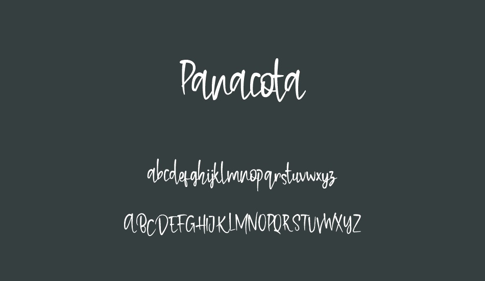 Panacota font