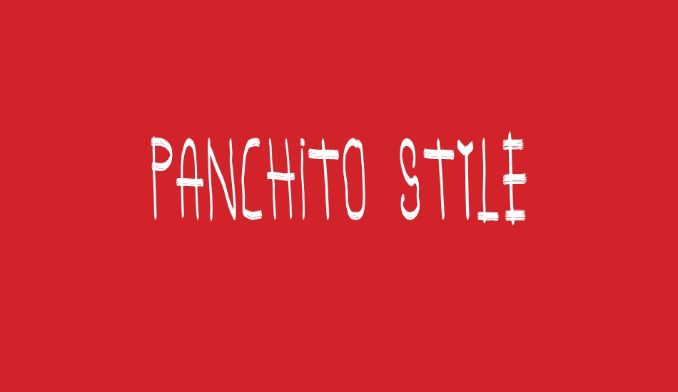 panchito style font big