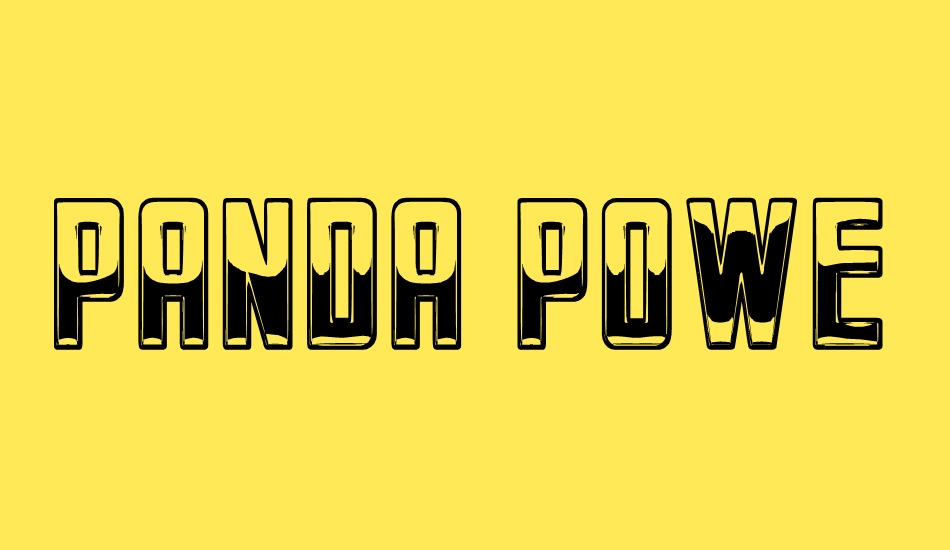 Panda Power St font big