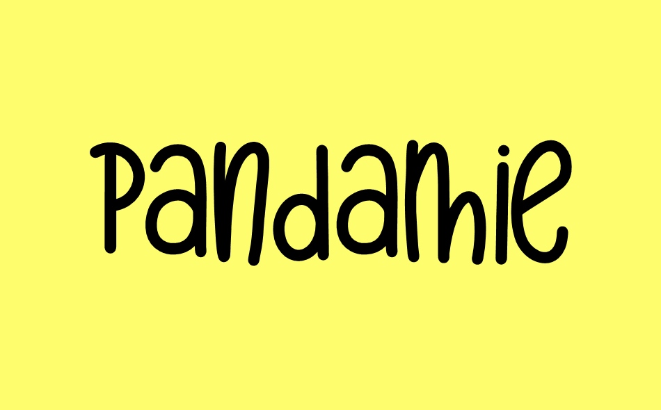 Pandamie font big