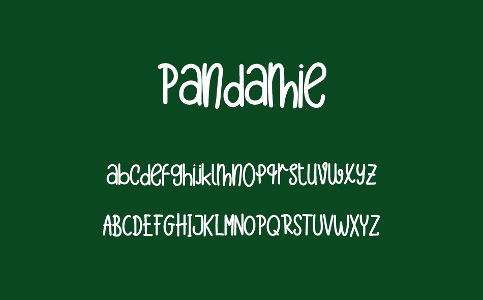 Pandamie font