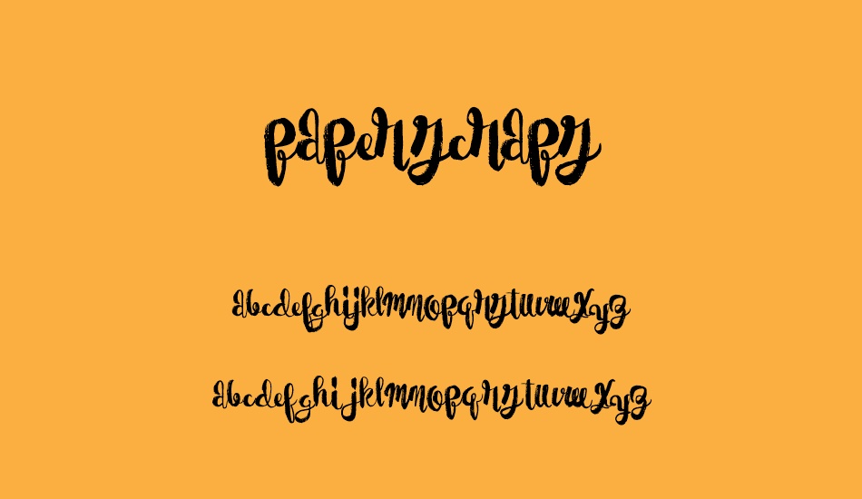 PaperScraps font