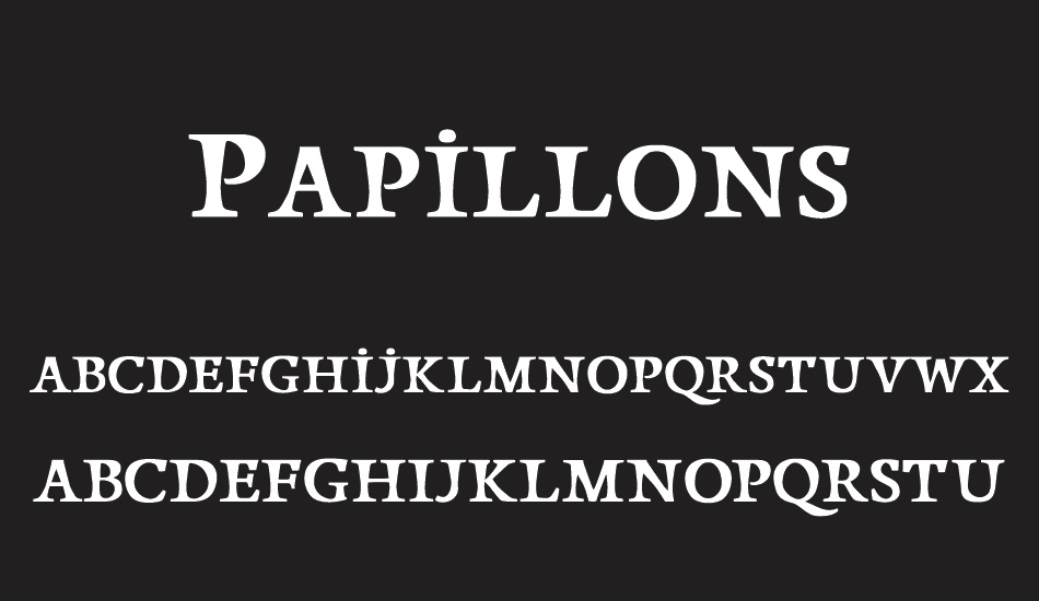 Papillons font