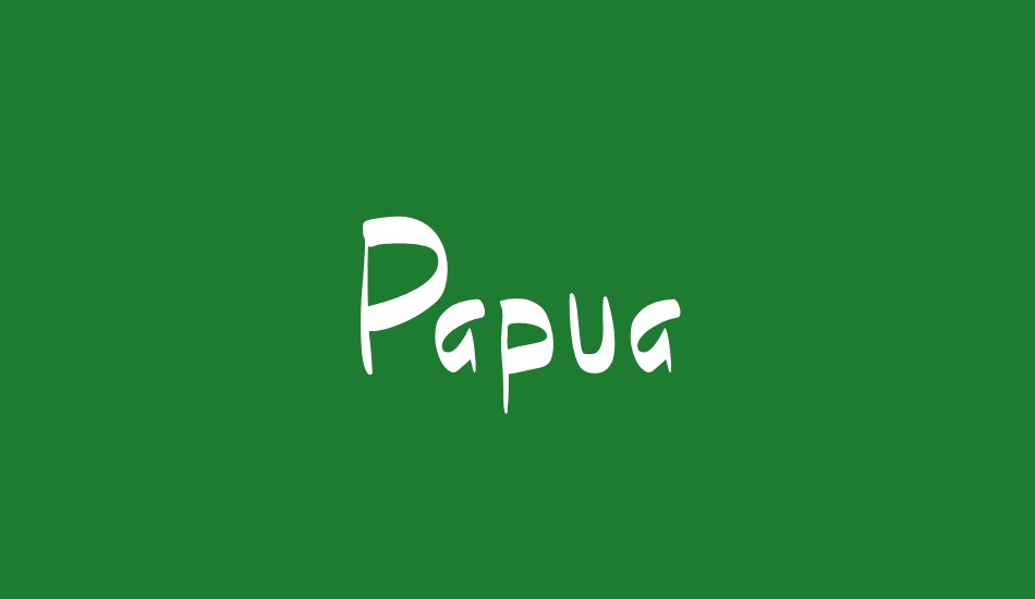 Papua Demo font big