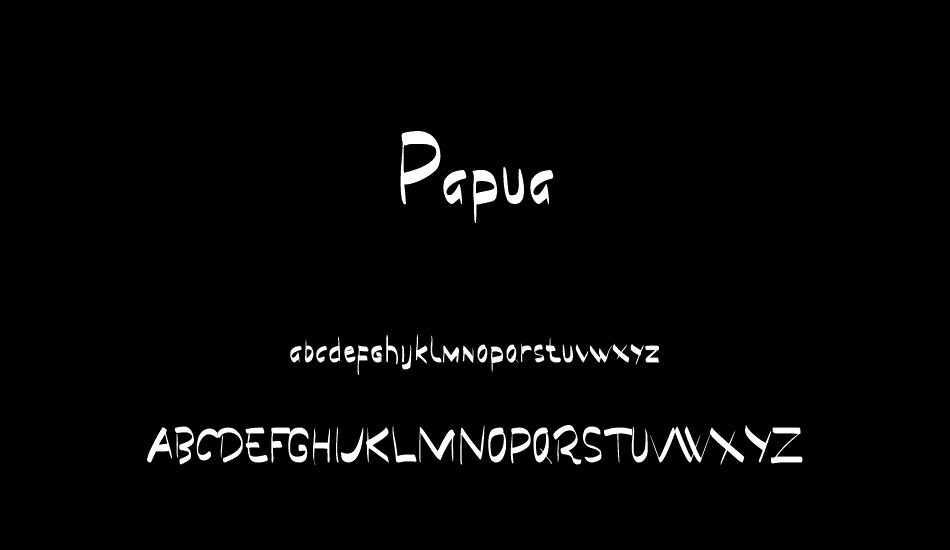 Papua Demo font