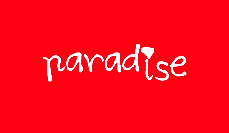 paradise font big