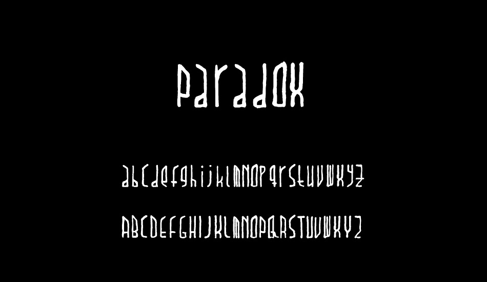 Paradox font