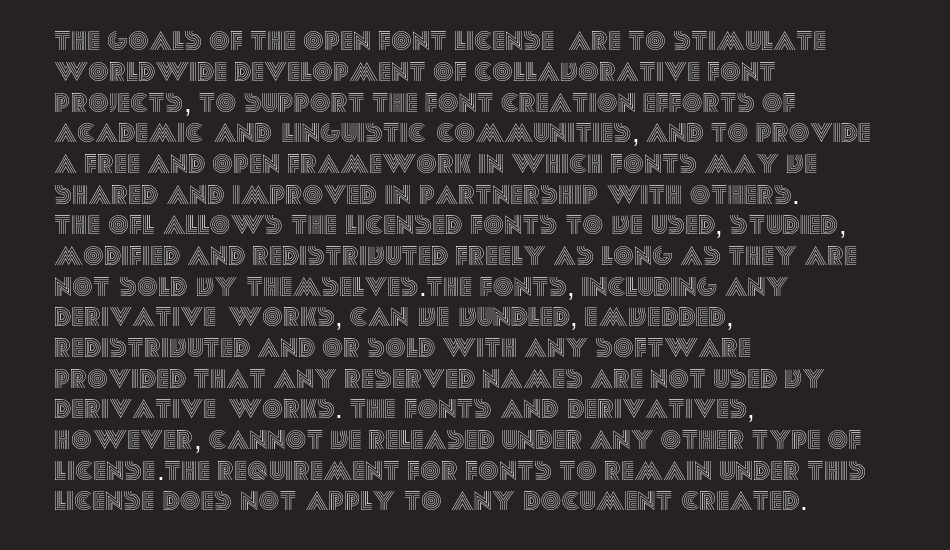 Paralis font 1