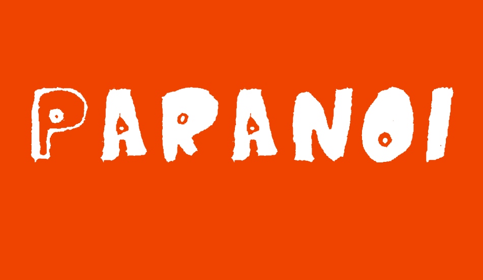 Paranoid Rabbit font big