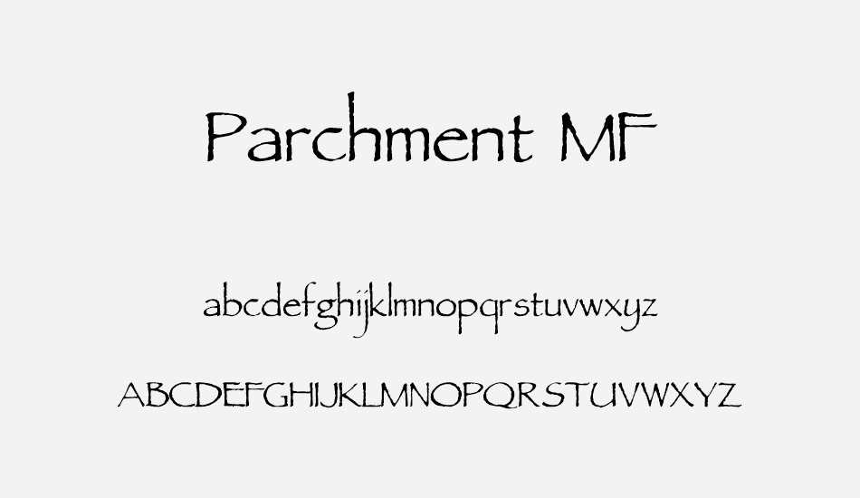 Parchment MF font