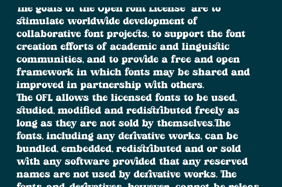 Parfect Silent font 1
