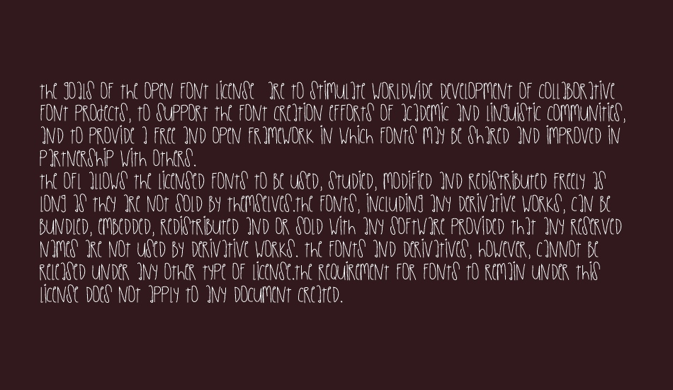 ParisViews font 1