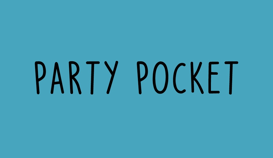 Party Pocket DEMO font big