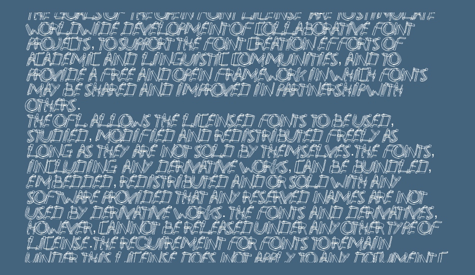 partyline font 1