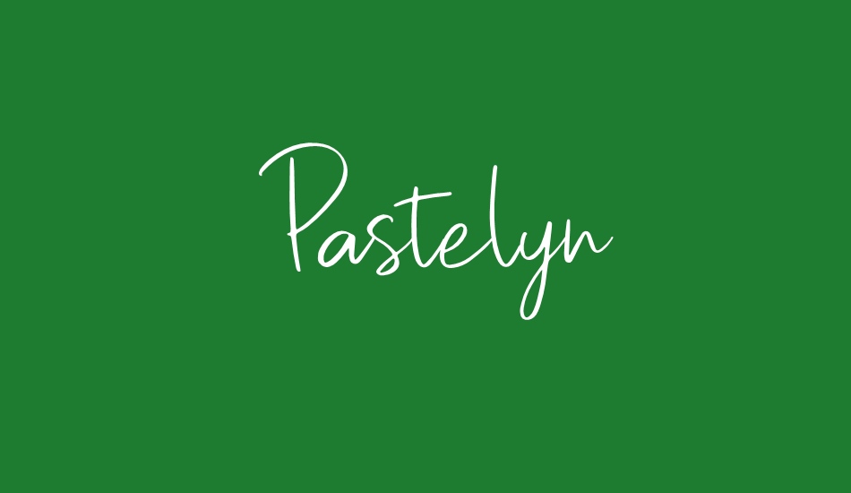 Pastelyn Demo font big