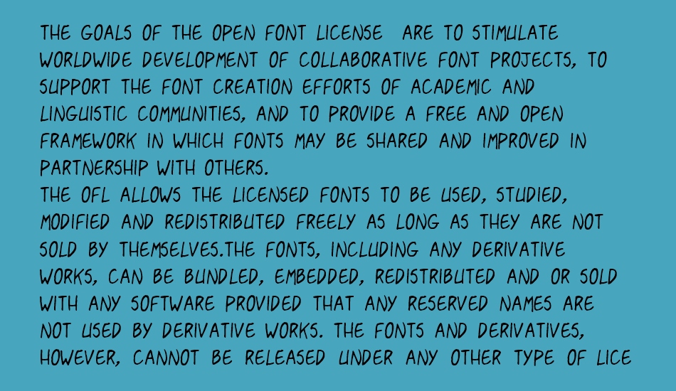 Pasteris font 1