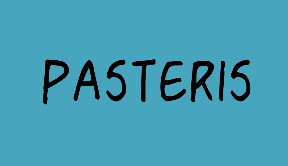 Pasteris font big