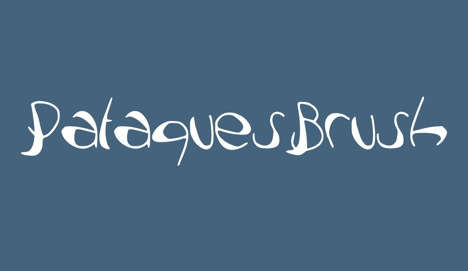 PataquesBrush font big