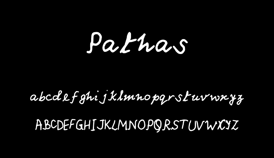 Pathas font