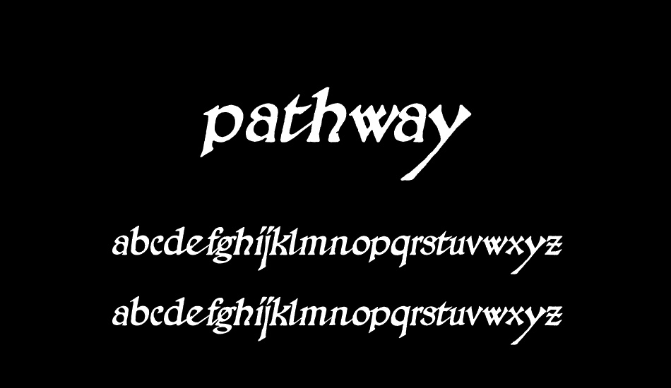 Pathway font