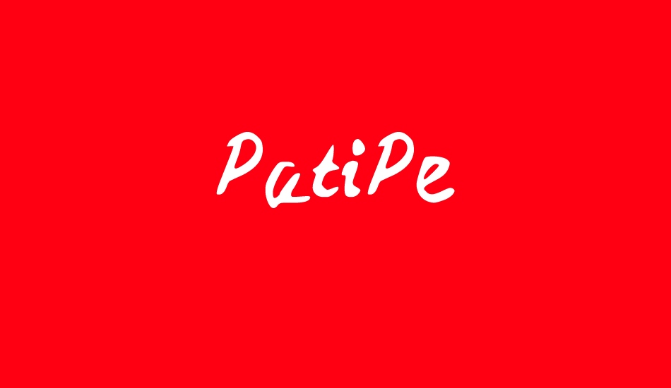 PatiPe font big