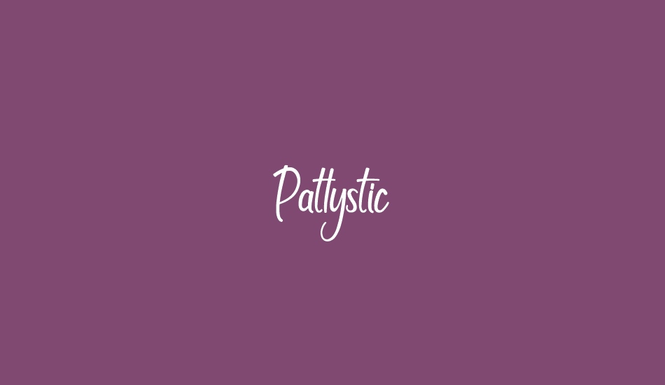 Patlystic font big