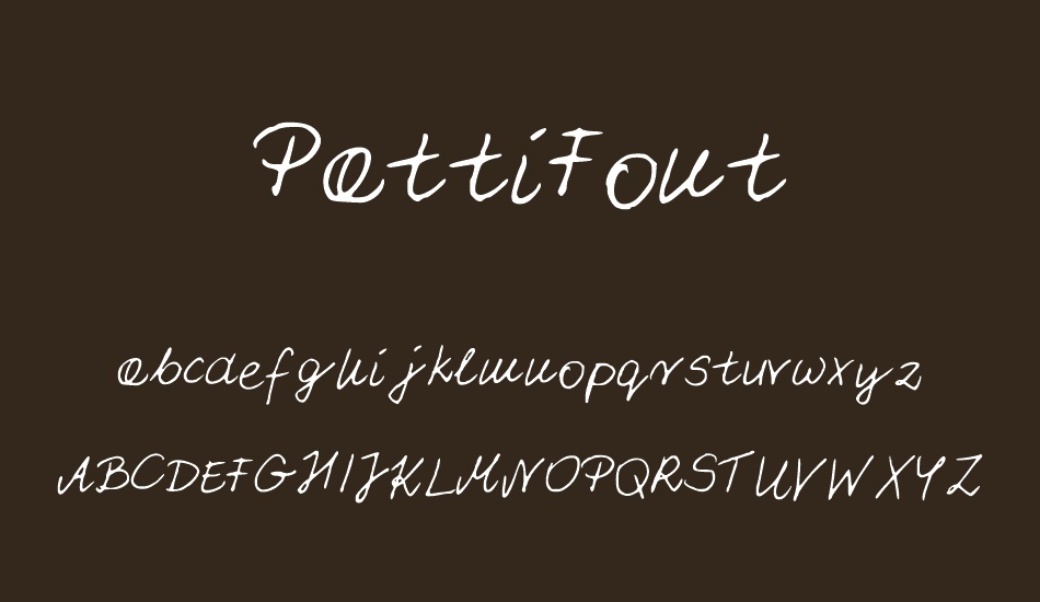 PattiFont font