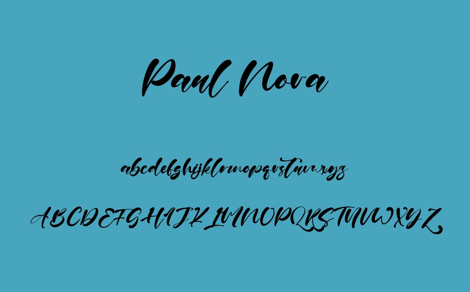 Paul Nora font