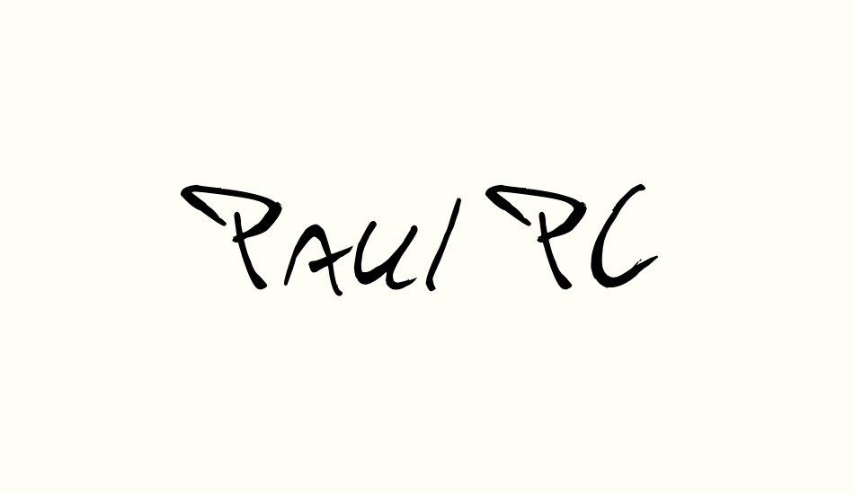 Paul PC font big