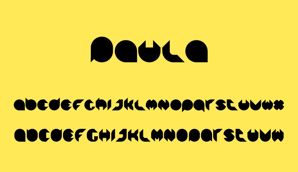 Paula font