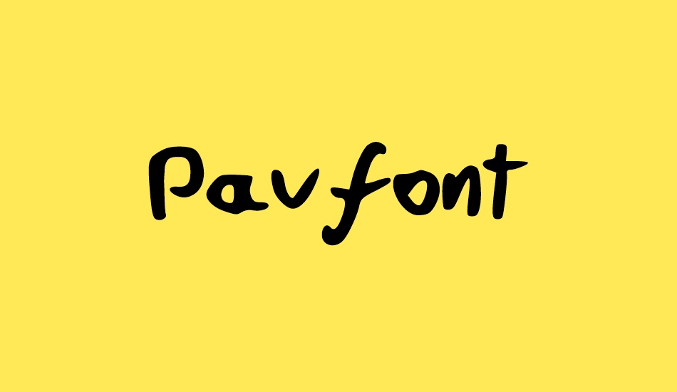 Pavfont font big