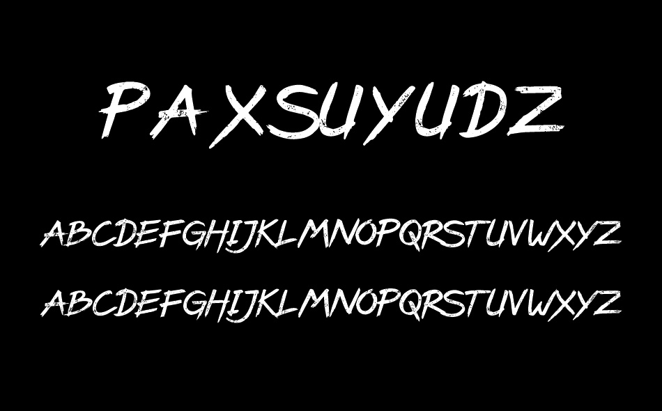 Pax Suyudz font