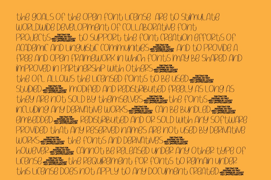 Peach Farm font 1