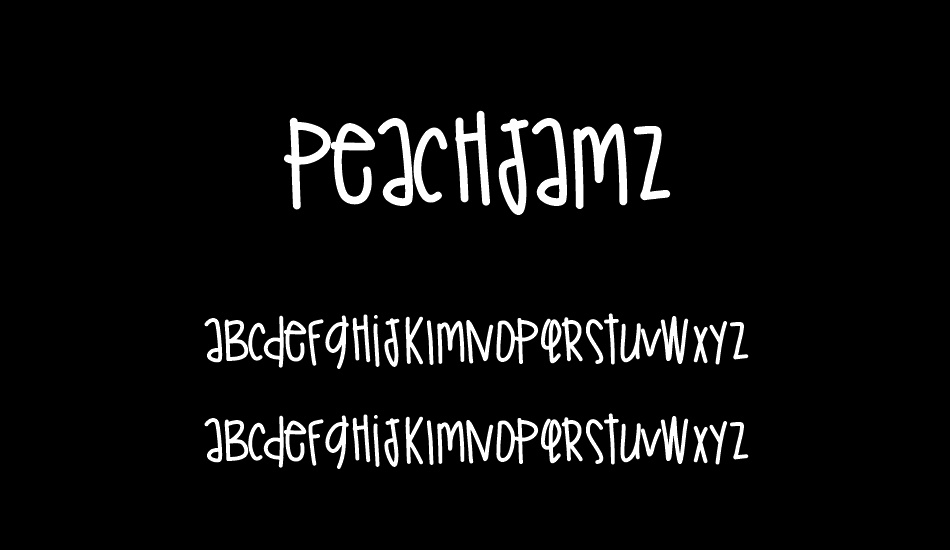 PeachJamz font