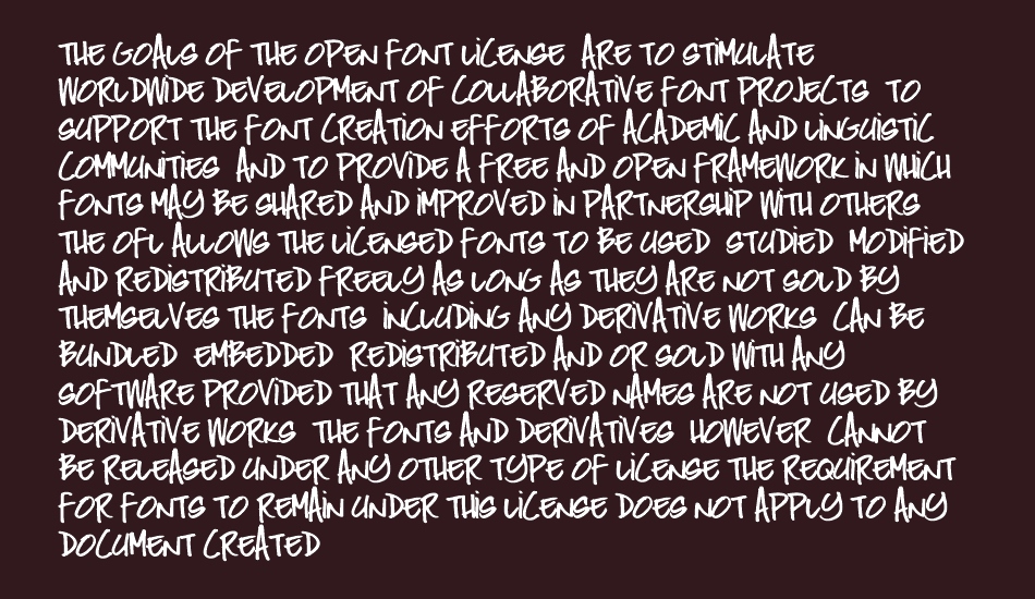 PEAK font 1