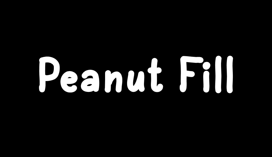 Peanut Fill font big