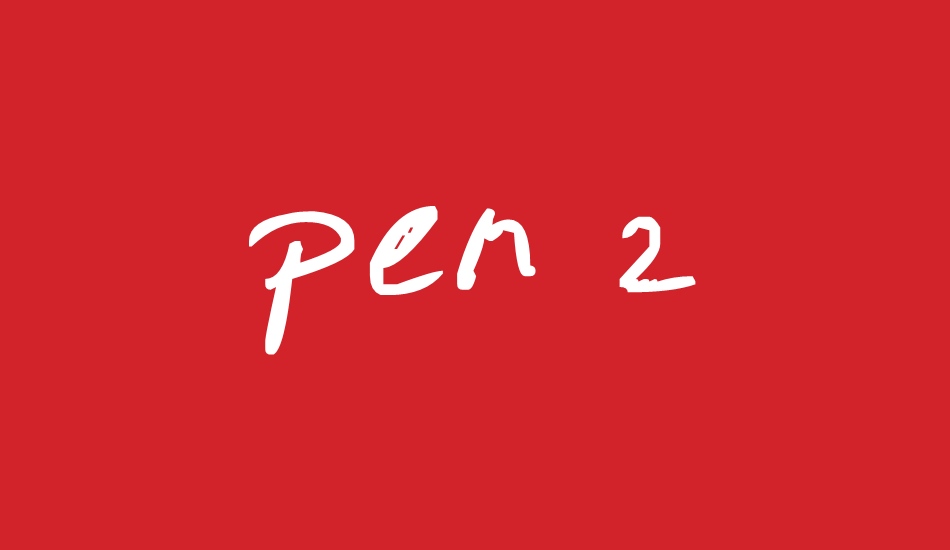 pen 2 font big