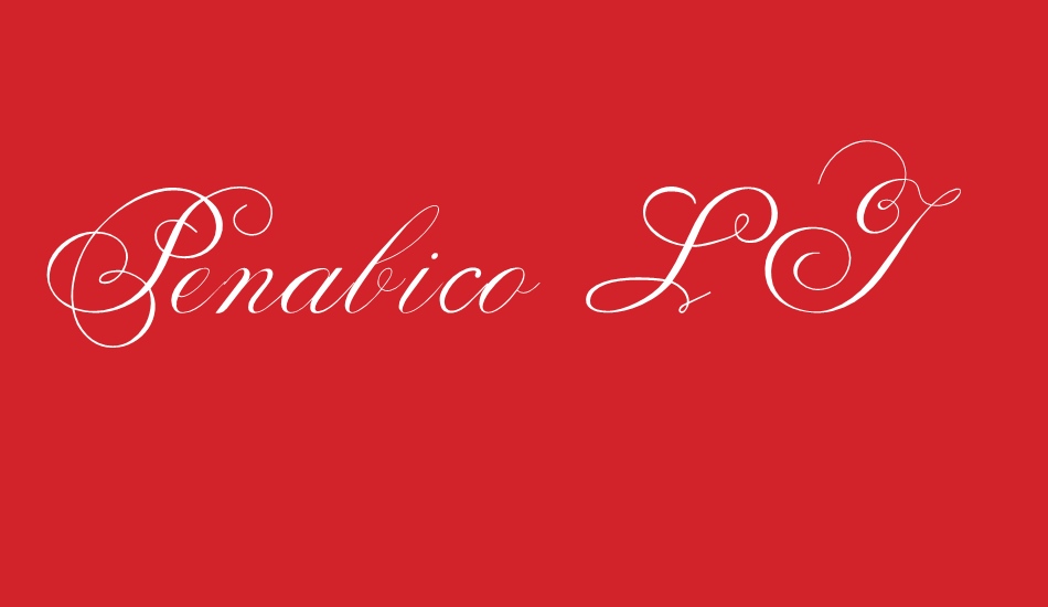 Penabico LIMITED FREE VERSION font big