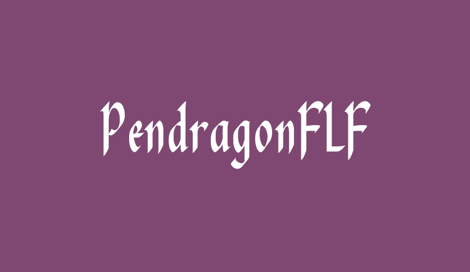 PendragonFLF font big