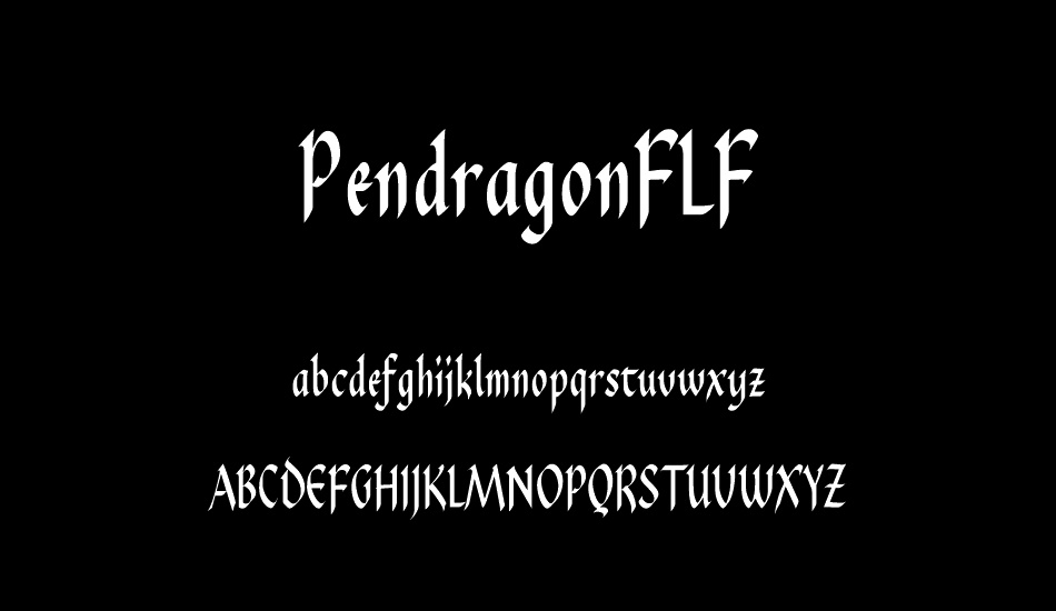 PendragonFLF font