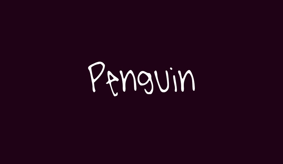 Penguin font big