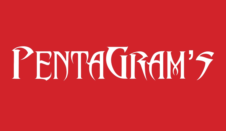 PentaGram’s Malefissent font big