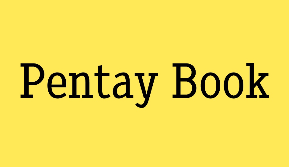 Pentay Book font big