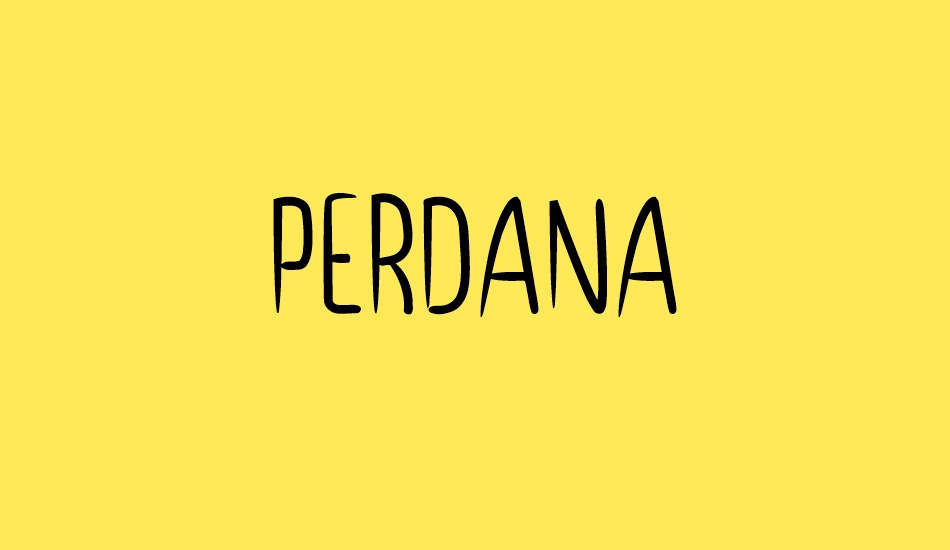 Perdana font big