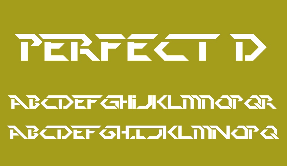 Perfect Dark (BRK) font