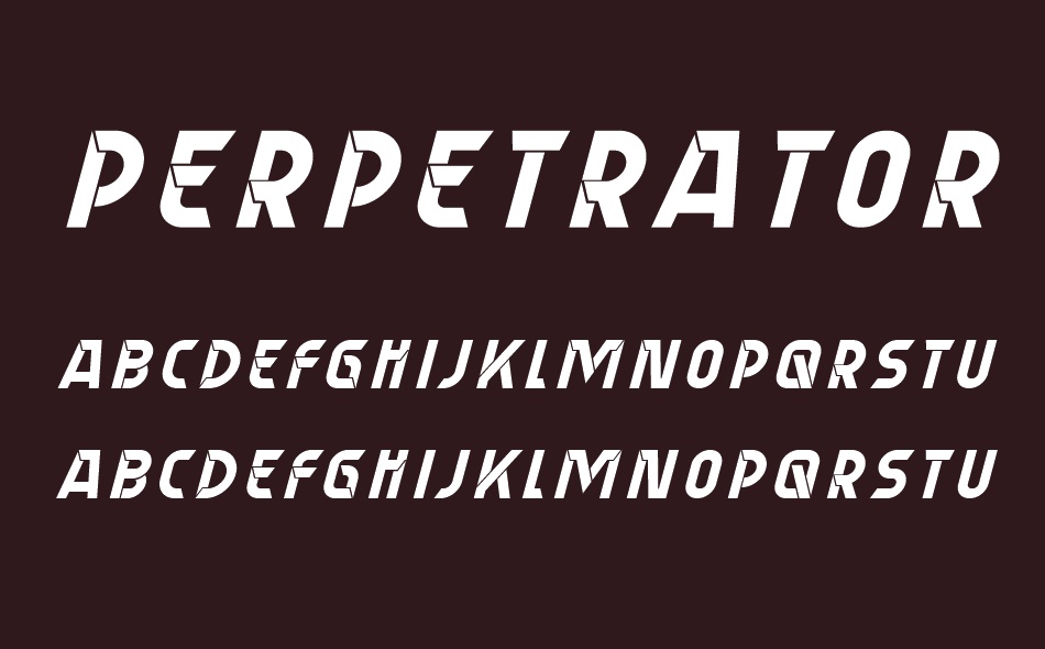 Perpetrator font