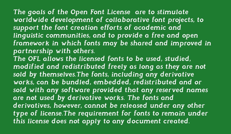 Perspicacious Italic font 1