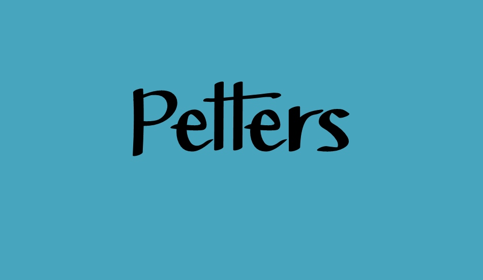 Petters font big