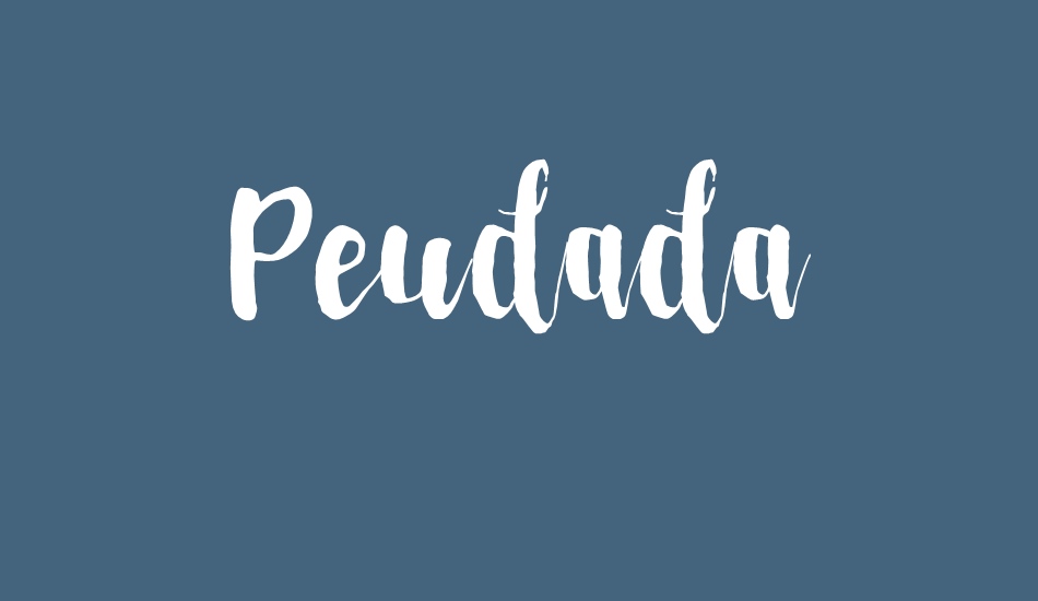 Peudada font big