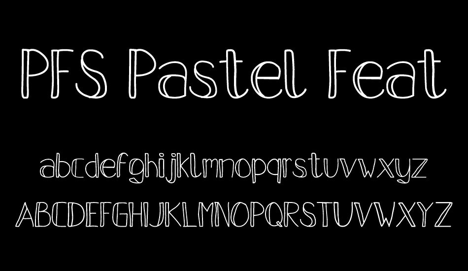 PFS Pastel Feather font